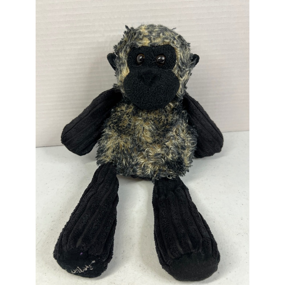 Scentsy Buddy Gambi Gorilla Plush Black Gray Corduroy Stuffed Animal 12 inch